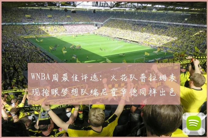WNBA周最佳评选：火花队普拉姆表现抢眼梦想队瑞尼霍华德同样出色